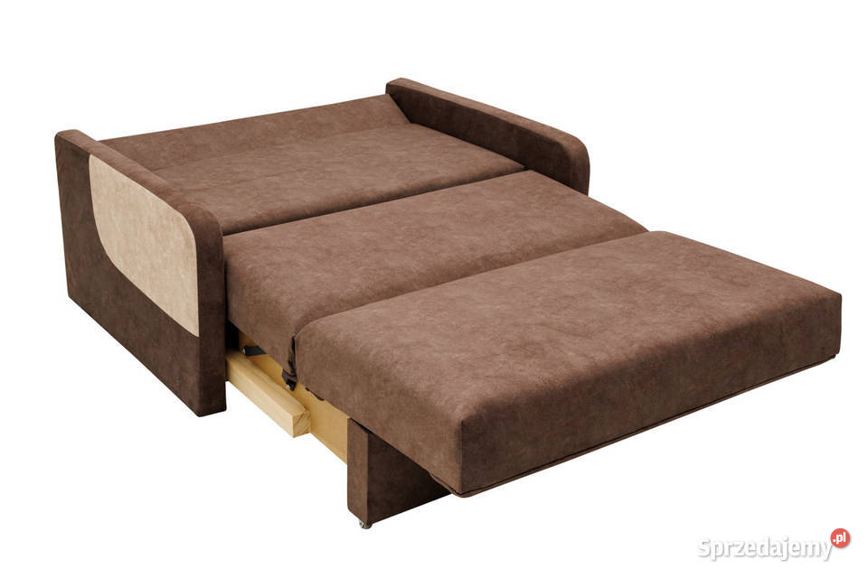 Amerykanka Tapicerowana Dwuosobowa Brązowa Radymno sprzedam