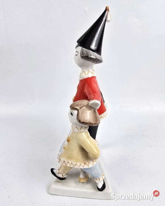 2 Klauny Art Deco Hanzly Jen Hollohaza Węgry Pomiechówek