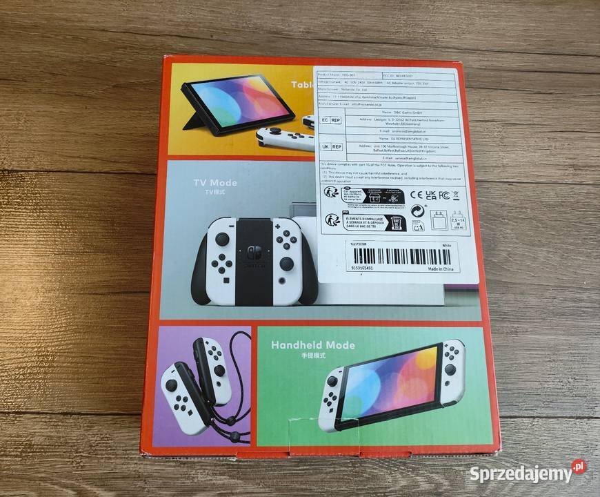NOWY Nintendo Switch OLED Biały HK małopolskie Kraków sprzedam
