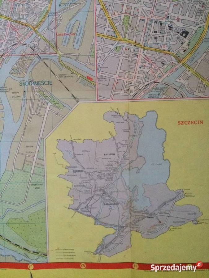 204 Plan Szczecina 1971 Szczecin