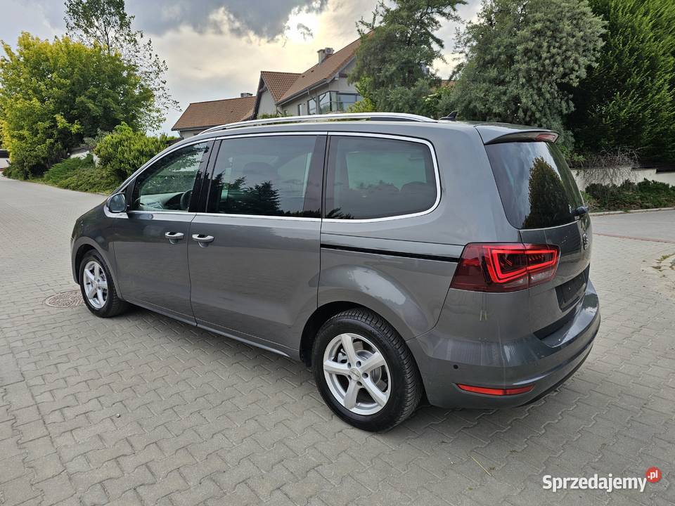 Seat Alhambra 20Tdi 184 7 Osób bezwypadkowy szary lubelskie Lublin