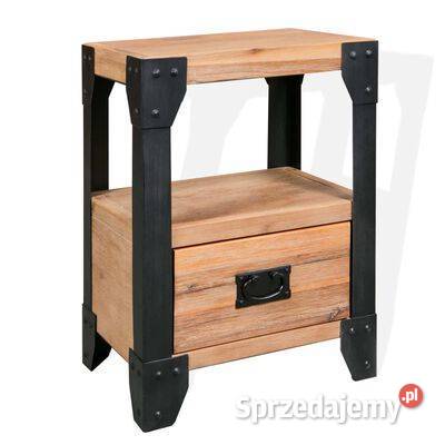 vidaXL Szafka nocna lite drewno akacjowe Warszawa