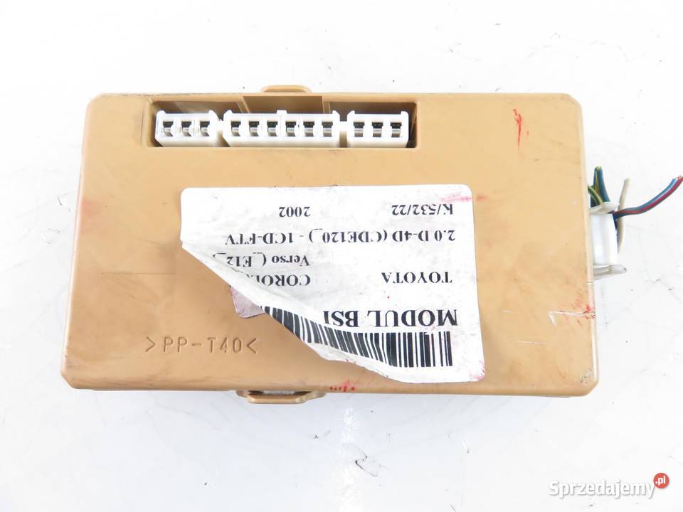 BSI TOYOTA COROLLA Verso E12 20 D4D 8264113040 Skrzynki bezpieczników