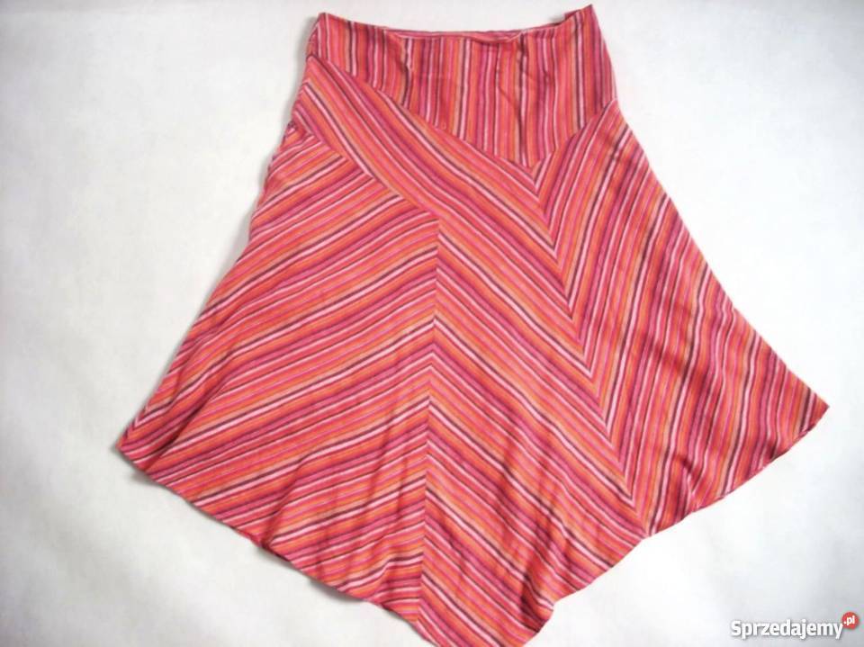 TU spódnica Rozkloszowana Paski j Nowa 40 42 Paski małopolskie sprzedam