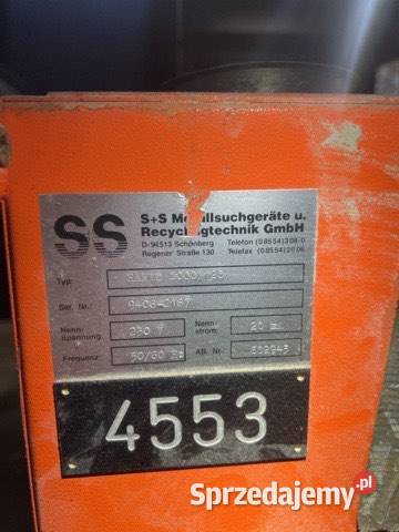 Separator metali SS Maschinenbau Rapid 2000120 łódzkie Podskarbice Szlacheckie