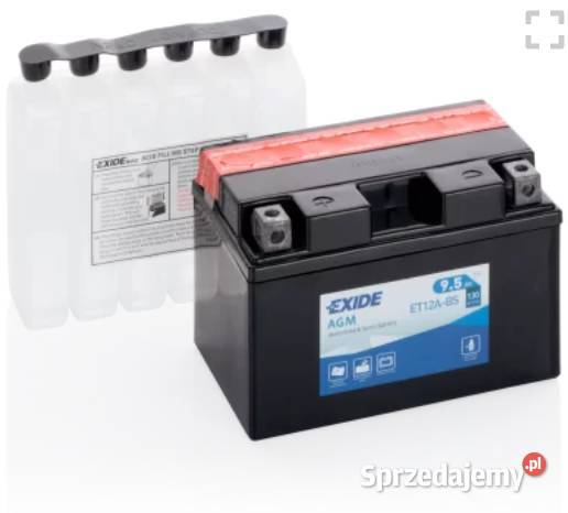 Akumulator motocyklowy EXIDE ET12ABS 12V 95Ah Części motocyklowe Bydgoszcz