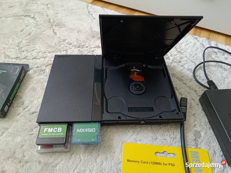 Konsola Sony PlayStation 2 Slim SCPH77003 2 FMCB Sony Playstation 2 Pruszków sprzedam