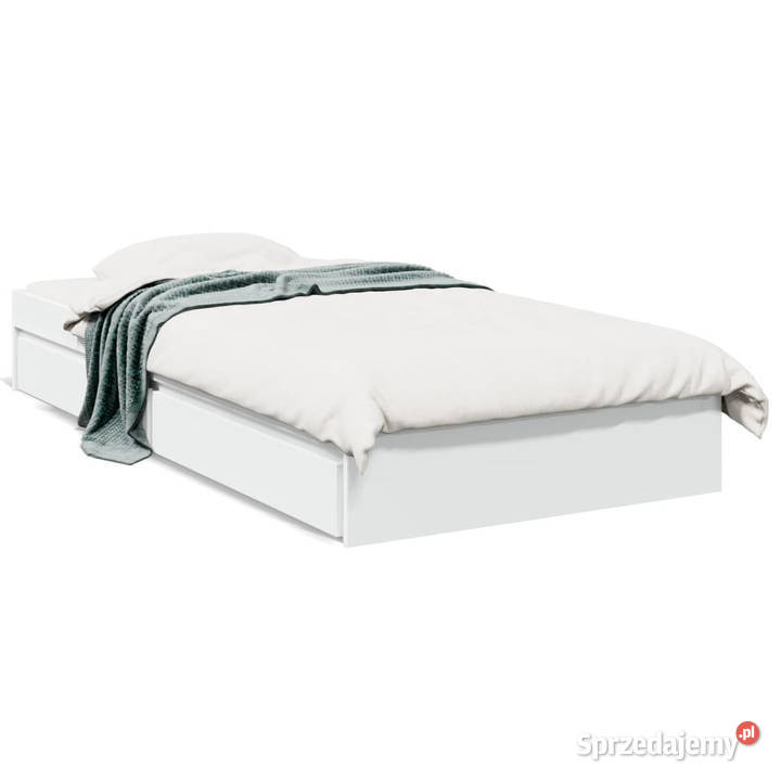 Rama łóżka z szufladami biała 75x190 WM3280713 193cm Warszawa