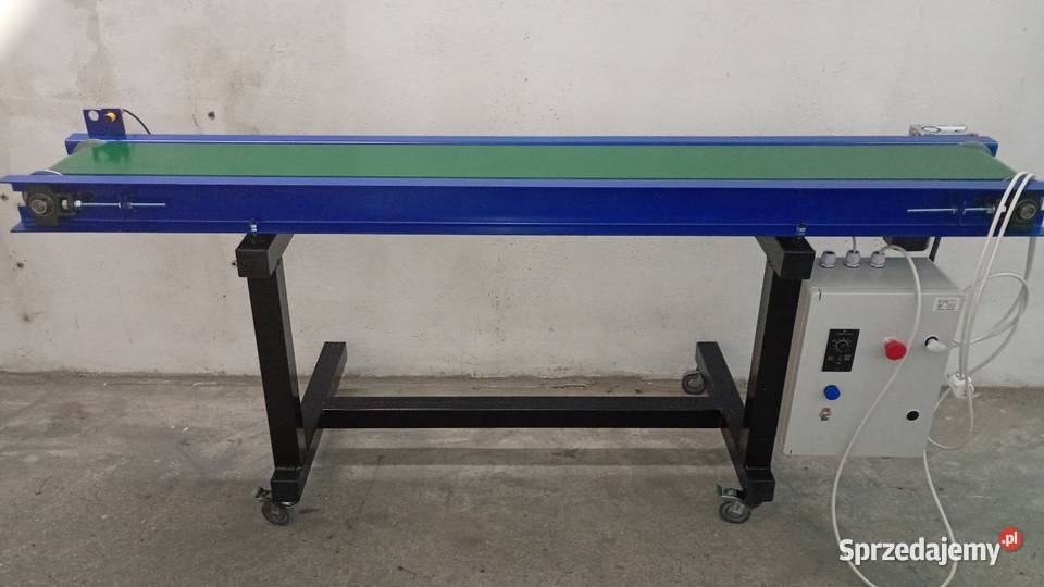 Podajnik tasmowy stół selekcyjny etykieciarka wielkopolskie Leszno