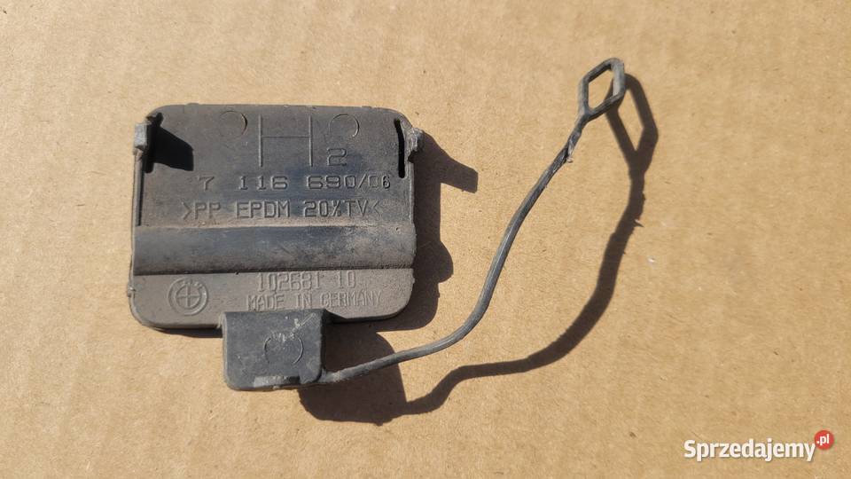 BMW E90 ZAŚLEPKA HAKA HAK ZDERZAK TYŁ 7116690 87 Ruda Śląska