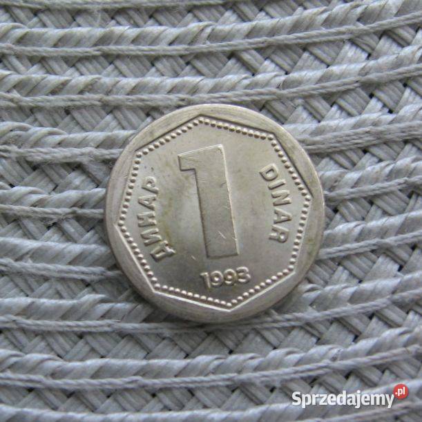 Jugosławia 1 Dinar 1993r Kalisz sprzedam