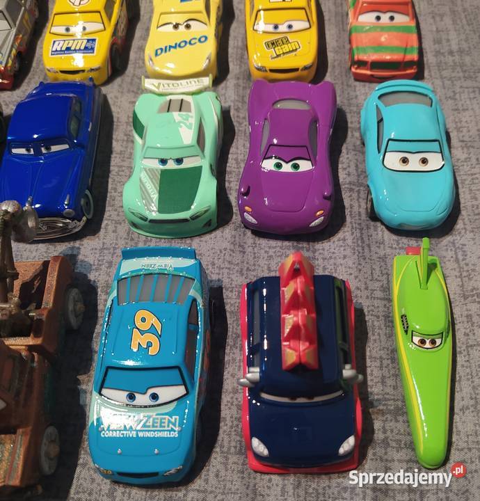 Disney Pixar Cars Auta Mattel 46 sztuk Gdańsk
