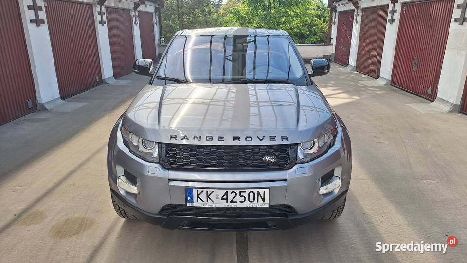 Land Rover Range Rover Evoque Si4 20 benzyna skórzana tapicerka małopolskie Kraków