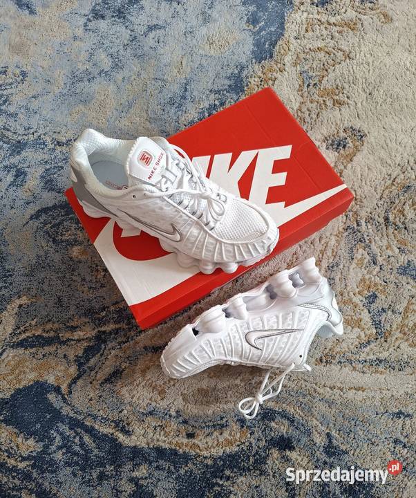 Buty Nike Shox TL White Metallic Silver r39