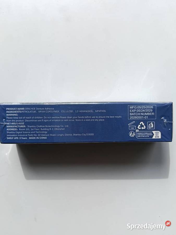 Klej do protez Oralhoe ThermoDenta 40 g nowy podlaskie Białystok