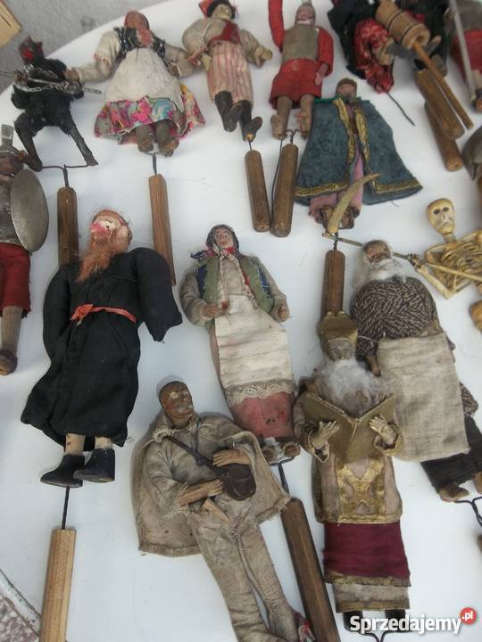 Stare przedwojenne kukiełki do szopki Antyki