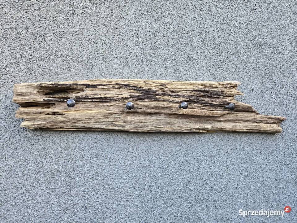 Wieszak na ubrania driftwood Wieszaki Trzciel sprzedam