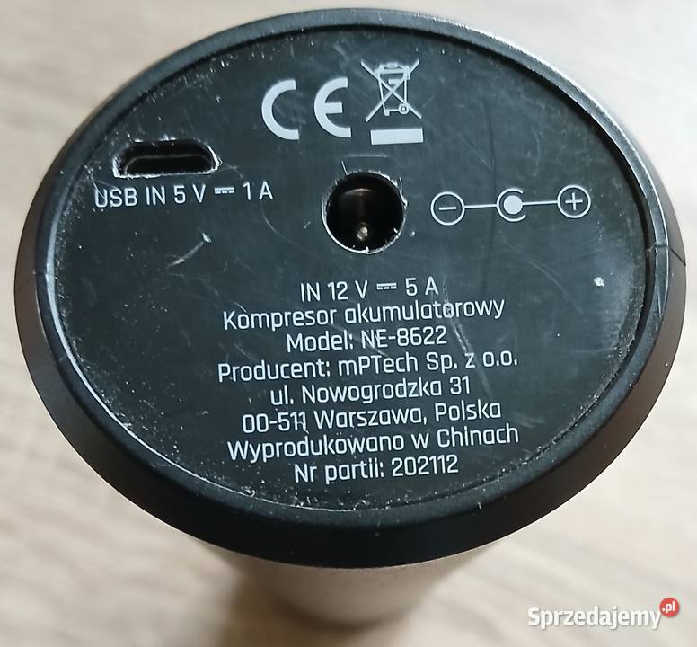 akumulatorowy kompresor NITEO NE 8622 Tarnobrzeg sprzedam