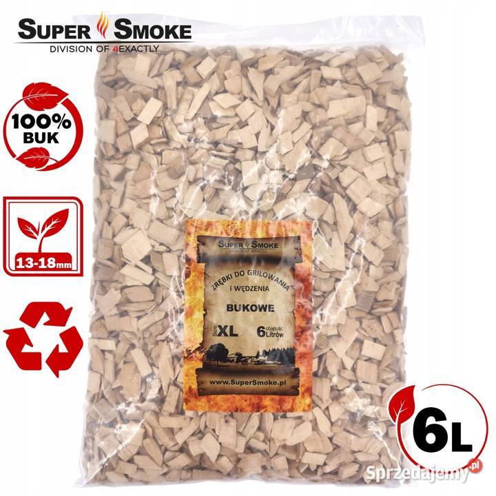 Zrębki Wędzarnicze SuperSmoke BUK KL13 1218mm