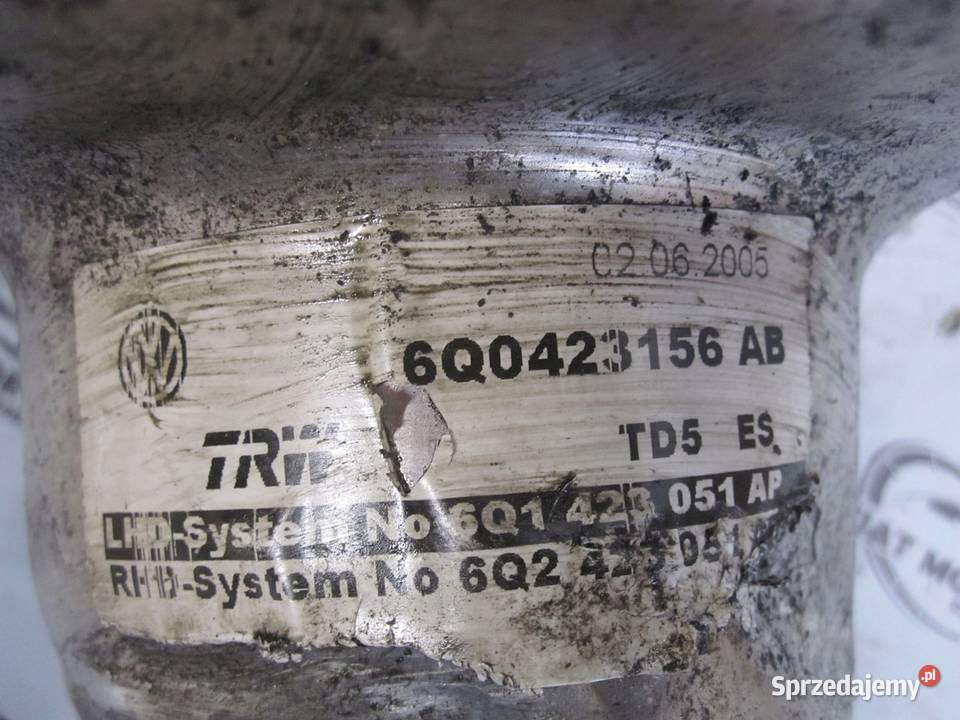 VW POLO V 11r pompa wspomagania 6Q0423156AB Kielce