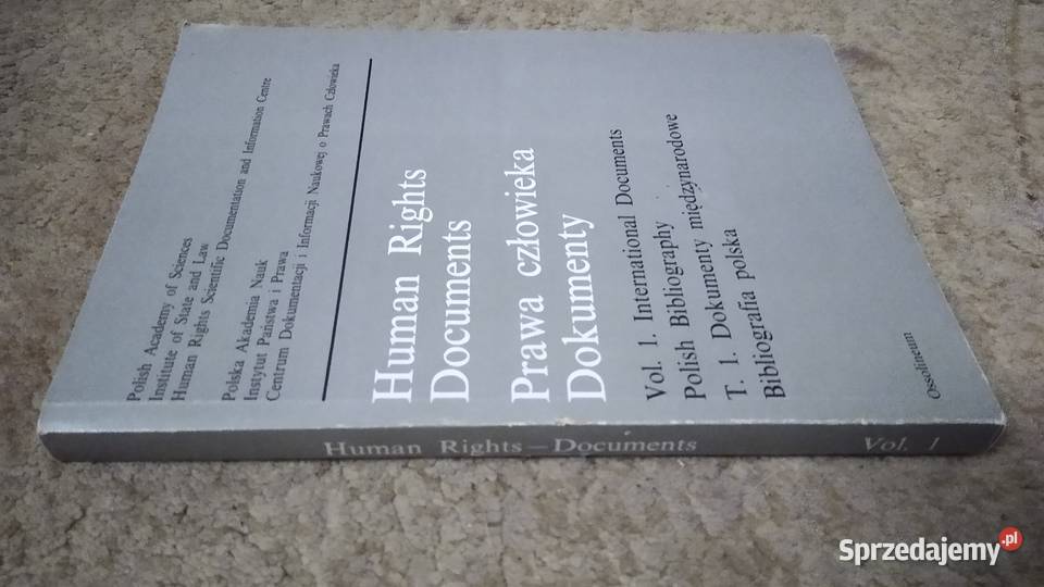 Prawa człowieka dokumenty międzynarodowe Kędzia Książki naukowe i popularnonaukowe pomorskie sprzedam