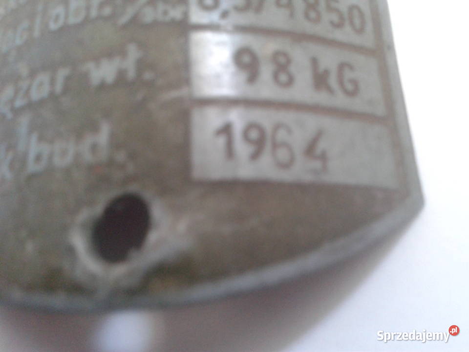 WSK 125 ORYGINALNA TABLICZKA ZNAMIONOWA Bielsko-Biała