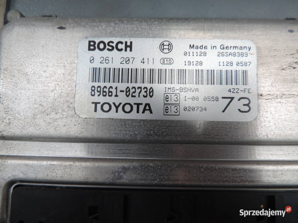 TOYOTA COROLLA E12 KOMPUTER 0261207411 Nowy Sącz