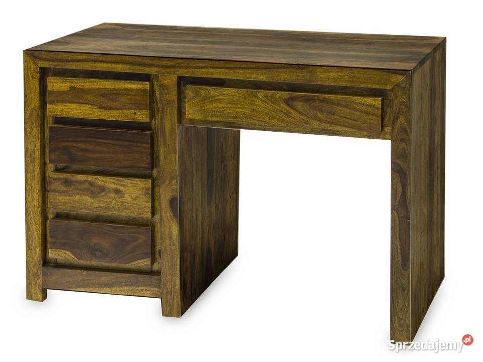 Małe drewniane kolonialne biurko z palisandru 80635