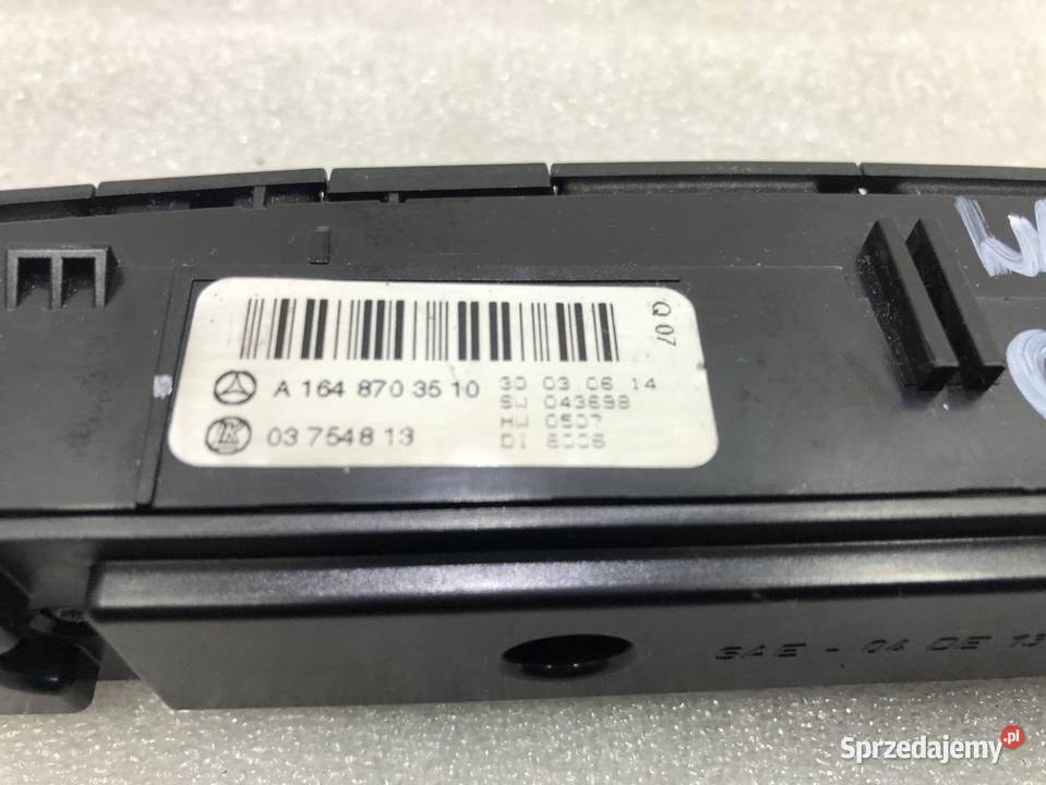 PRZEŁĄCZNIK AWARYJNYCH MERCEDES W164 A1648703510 sprzedam