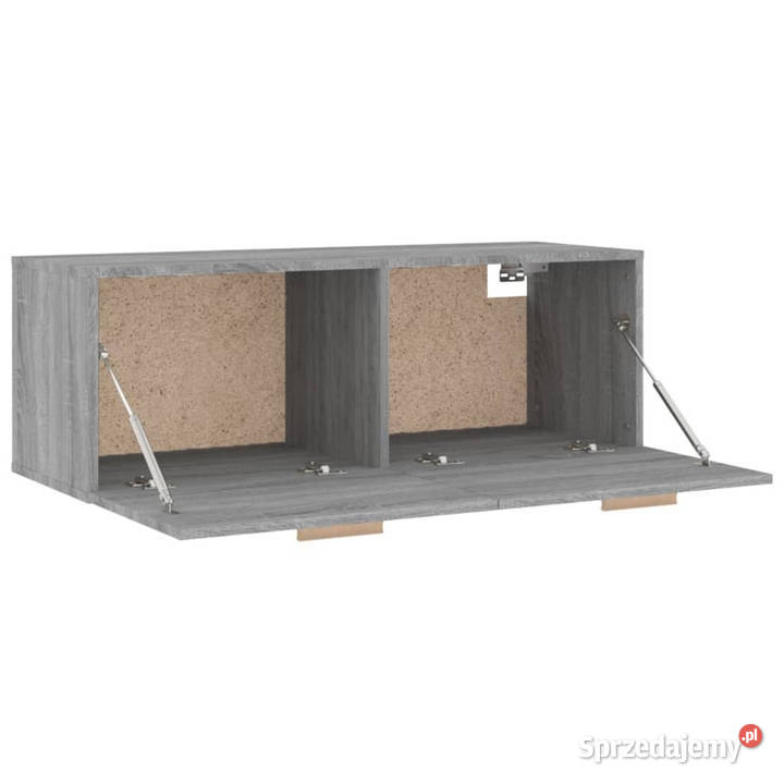 Szafka ścienna szary dąb sonoma 100x365x35 Pozostałe mazowieckie Warszawa