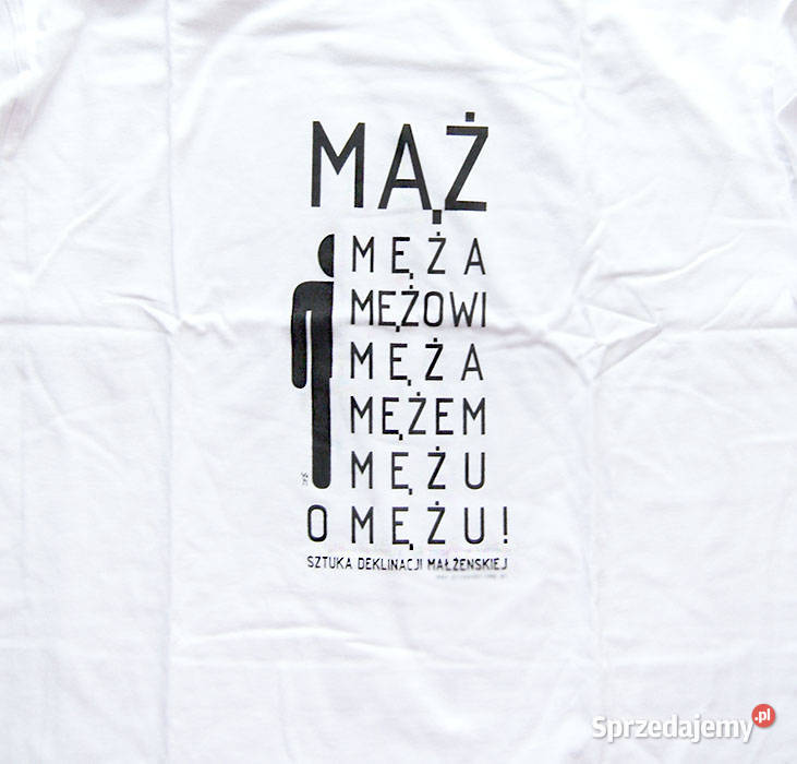 mąż koszulka damska M smieszna koszulka