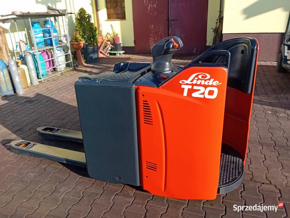 LINDE T20 WÓZEK PALETOWY RYDWAN PALECIAK Wodziczna