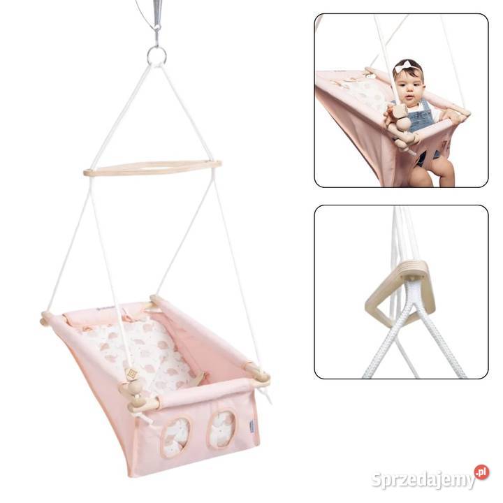 huśtawka niemowlaka Baby Pastel różowy małopolskie