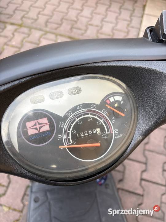 Zipp Triad 49cc 2006 pali na dotyk odmalowaniu czarny Nowy Sącz