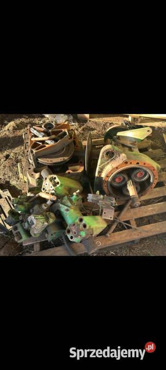 Ciągnik John Deere części skrzynia silnik 6210