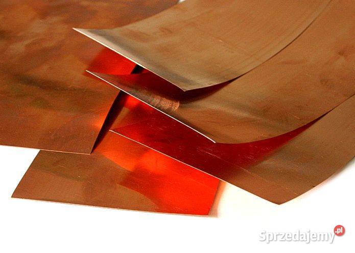 02 mm blacha blaszka miedziana M1E 10x20 999 Cu sprzedam