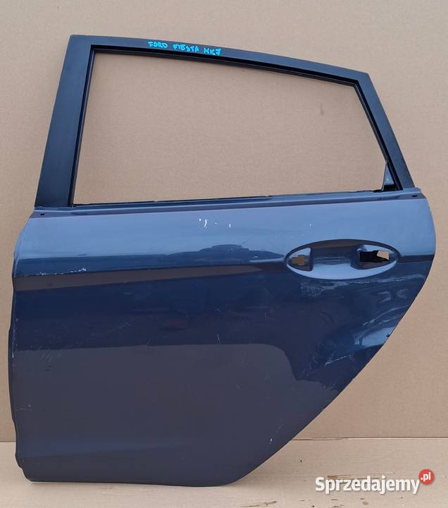 FORD FIESTA MK7 DRZWI LEWY TYŁ LEWE TYLNE Bieleń