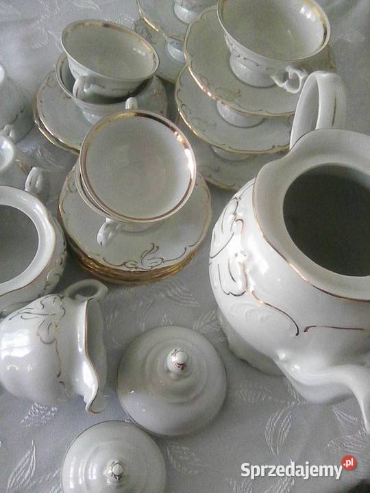 Porcelanowy zestaw do kawyherbaty Wałbrzych 27 Warszawa