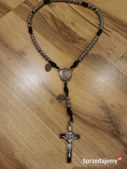 Różaniec linka Paracord stal nierdzewna kolory Jasło