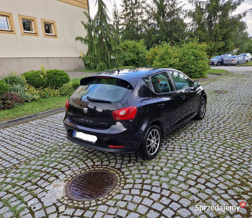 Seat Ibiza 2009r 14Tdi Klima Alufelgi Niskie czarny Ryglice sprzedam