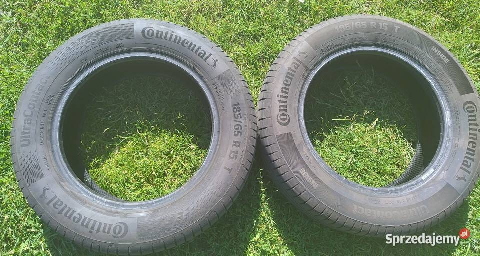 2 Opony letnie 15 Continental Ultra Contact Nadziejewo