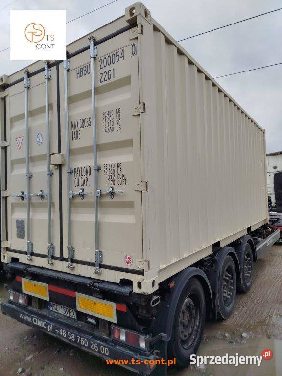 Kontener morski magazynowy budowlany 20 DV nowy Marki