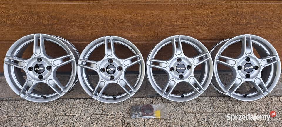 Alufelgi RONAL 16 4X108 6Jx16J ET 42 FORD Średnica 16" Opony i felgi mazowieckie Niemianowice