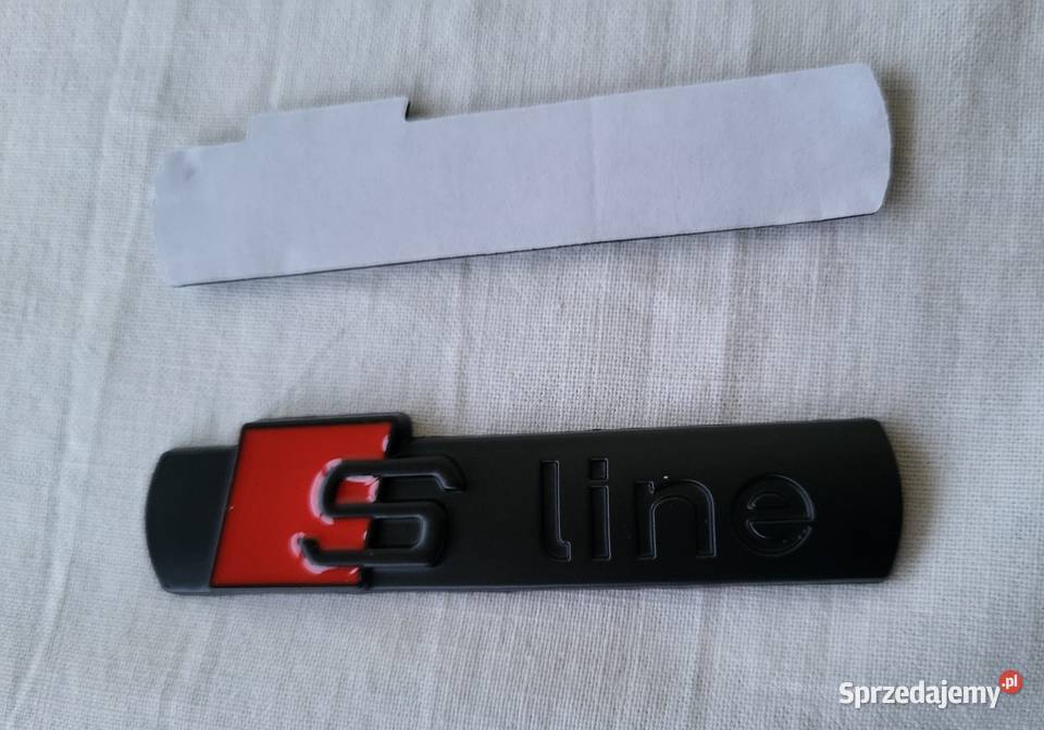 Logo S Line Audi aluminiowe Noweemblemat grill Emblematy śląskie Gliwice