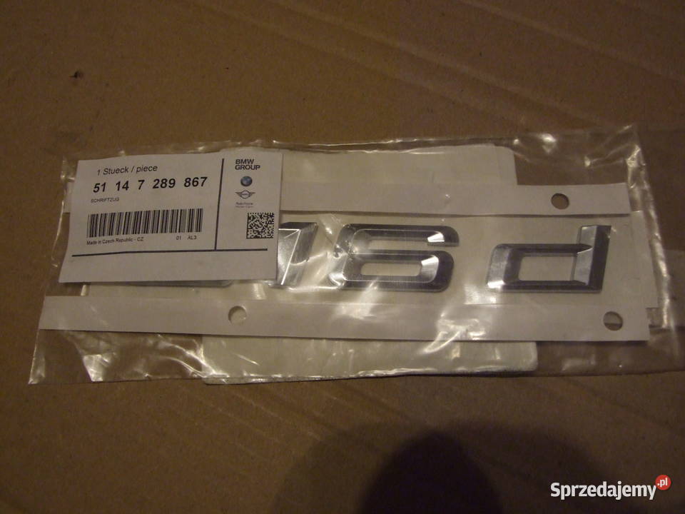 Znaczek logo emblemat BMW 316d 51147289867 Pozostałe Białystok