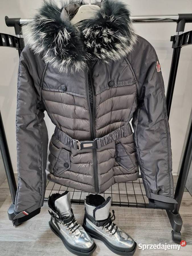 Kurtka Moncler Taliowa Xs S Szara