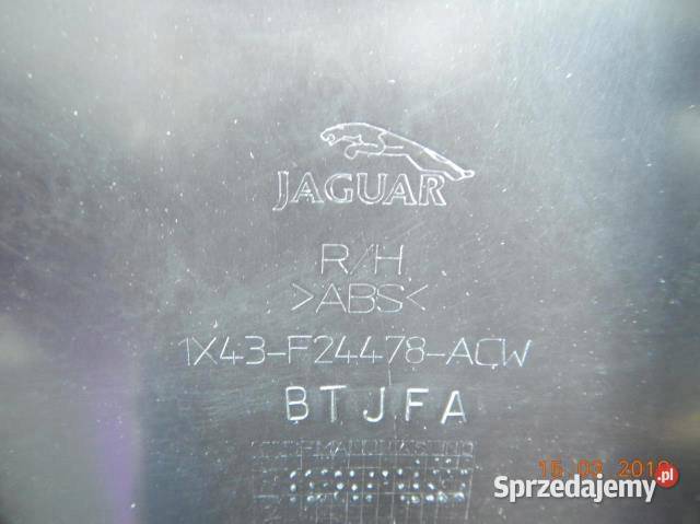 PLASTIK OSŁONA SŁUPKA PRAWY ŚRODEK JAGUAR XTYPE