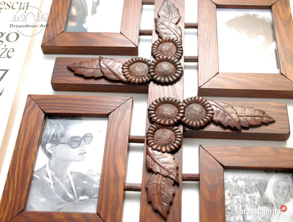 Galeria Multirama drewno Ramka na zdjęcia 10x15 Łódź sprzedam