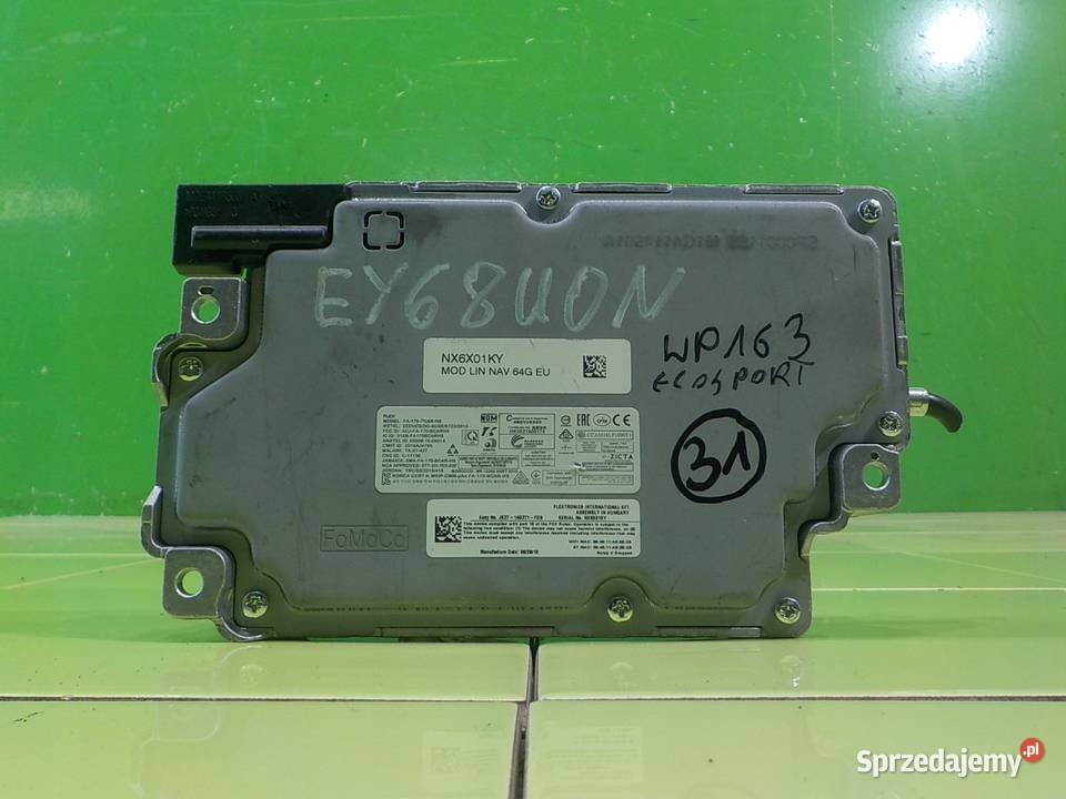 FORD ECOSPORT II 10 B 18r 5D modul nawigacji Wyposażenie elektryczne Suków