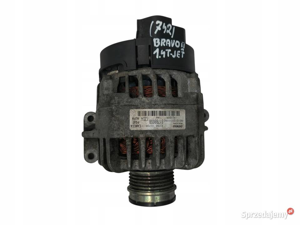 ALTERNATOR Fiat Bravo II 14 TJET denso 51788658 Chełm sprzedam